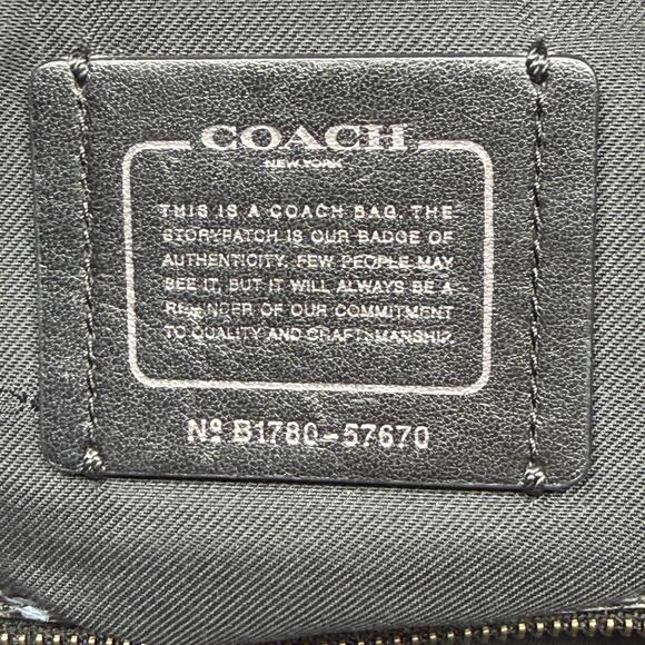 Coach Edie 31 57670 Colorblock with Snakeskin Detail - Picture 2 of 9